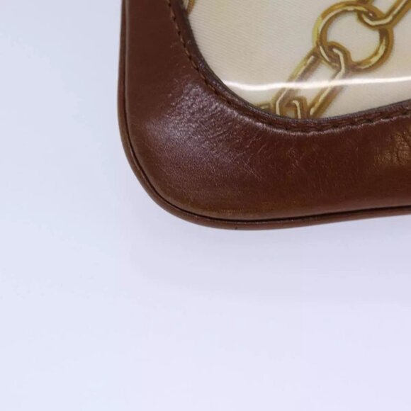 LOUIS VUITTON Monogram Charm Pochette Plat Coin Purse Brown - Picture 13 of 16